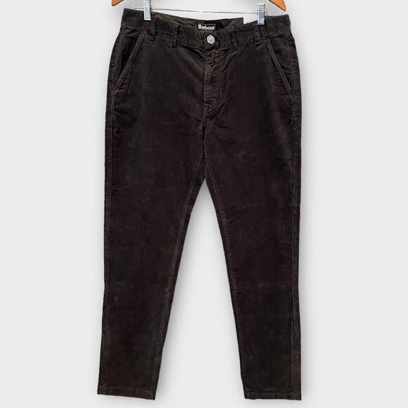Barbour Neuston Regular Fit Stretch Corduroy Chinos Size 34 - Picture 1 of 9